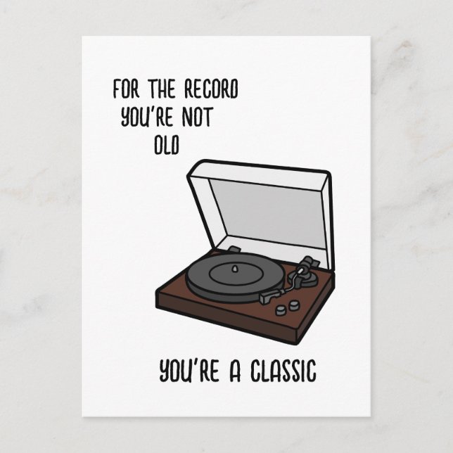 Geburtstagskarte Witziges Geburtstagskarte für Opa Postkarte (Vorderseite)