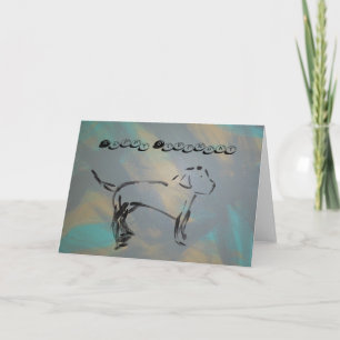 Geburtstagskarte zum Glück geklappt Karte