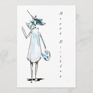 Geburtstagskarte zum Mittagessen Karte