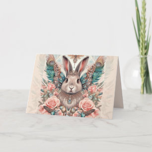 Geburtstagskarten-Häschen-Kaninchen-Engel-Prinzess Karte