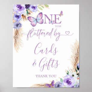 Geburtstagskarten und Geschenke aus einem Jahr Poster