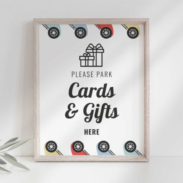 Geburtstagskarten und Geschenke für Rennwagen Poster (Von Creator hochgeladen)