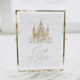 Geburtstagskarten und Geschenke von Rosa und Gold Poster