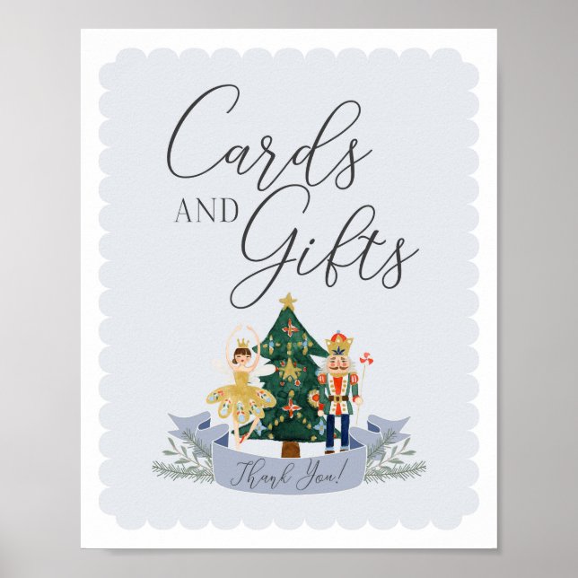 Geburtstagskarten und Geschenkzeichen Poster (Vorne)