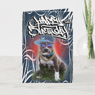 Geburtstagskartenhund Karte