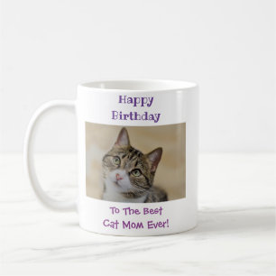 Geburtstagskatze Mama Best Ever Pet Foto Kaffeetasse