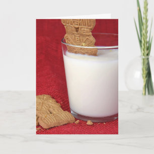 Geburtstagskeks in Milch Karte