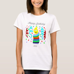 Geburtstagskerzen-Grüße Damen Basic T-Shirt
