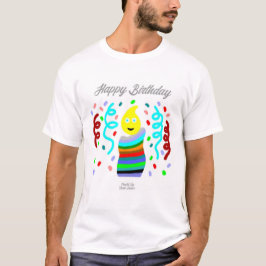 Geburtstagskerzen-Grüße Herren Basic T-Shirt