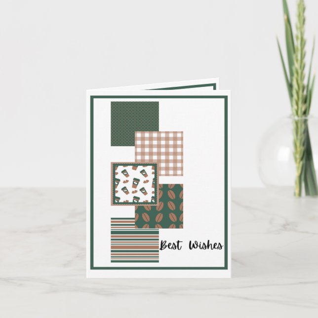 Geburtstagsketten für Kaffeeliebhaber Karte (Vorderseite)