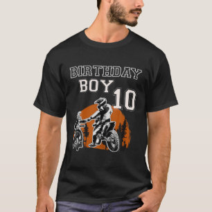 Geburtstagskind 10 Jahre alt Dirt Bike T 10. Bday T-Shirt