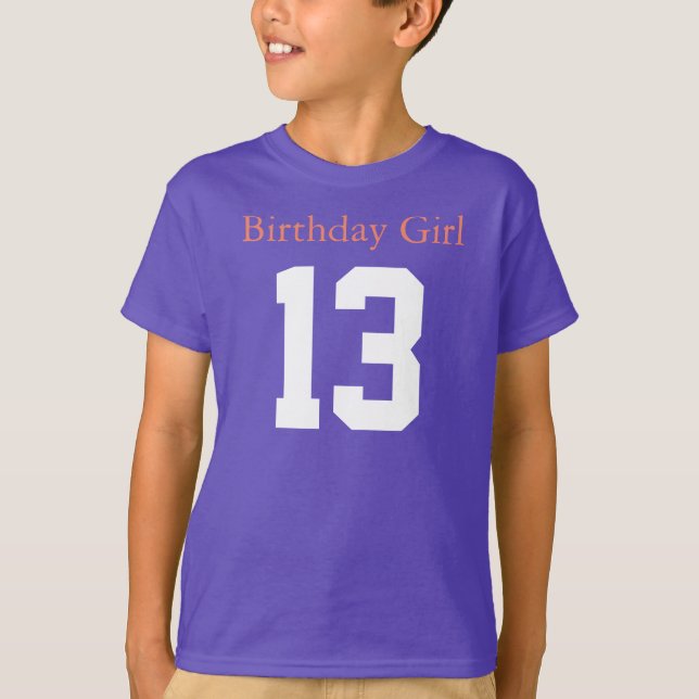 Geburtstagskind 13 T-Shirt (Vorderseite)