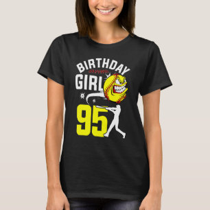 Geburtstagskind 95 Jahre Altes Softball Player The T-Shirt