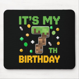 Geburtstagskind Es ist mein 7. Geburtstagsgamer Pi Mousepad