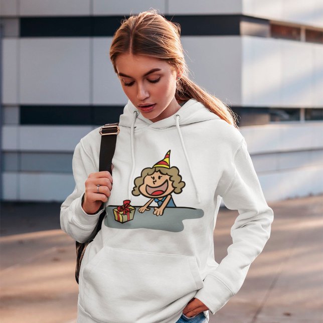 Geburtstagskind mit Geschenk Hoodie (Von Creator hochgeladen)