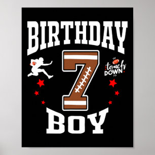 Geburtstagskind Shirt - 7 Jahre alt Poster