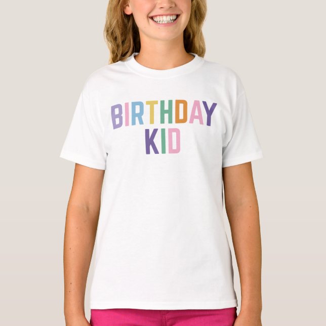 GEBURTSTAGSKIND T-Shirt (Vorderseite)