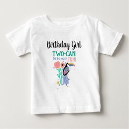 Geburtstagskind TWO-CAN (Toucan) 2. Geburtstag Baby T-shirt