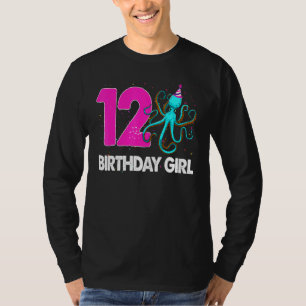 Geburtstagskinder 12 Octopus-Liebe T-Shirt
