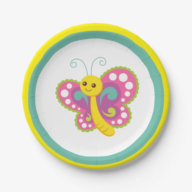 Geburtstagskinder Pappteller (Vorderseite)