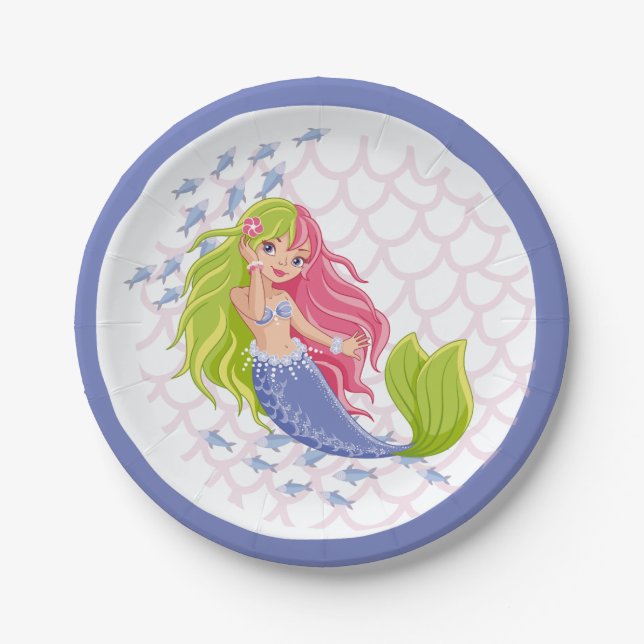 Geburtstagskinder Pappteller (Vorderseite)