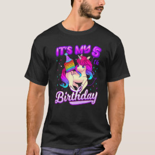 Geburtstagskinder-Pop Es Einhorn für 5. Geburtstag T-Shirt