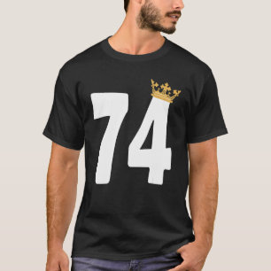 Geburtstagskirchen 74. Party 74 Jahre alte Tageskr T-Shirt