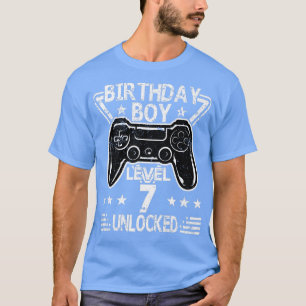 Geburtstagskleidung Stufe 7 Unverschlossen 7. Gebu T-Shirt