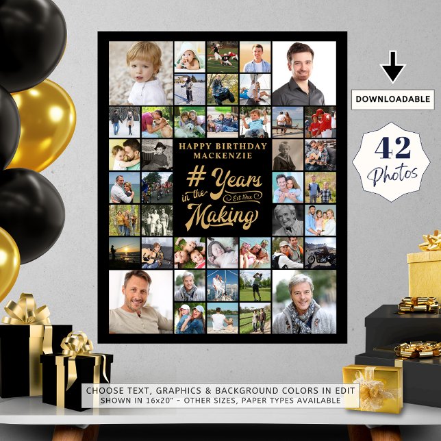 Geburtstagskollage im MAKING Fotodruck (Von Creator hochgeladen)