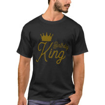 Geburtstagskönig-T-Shirt – Schwarzes Geburtstagsge