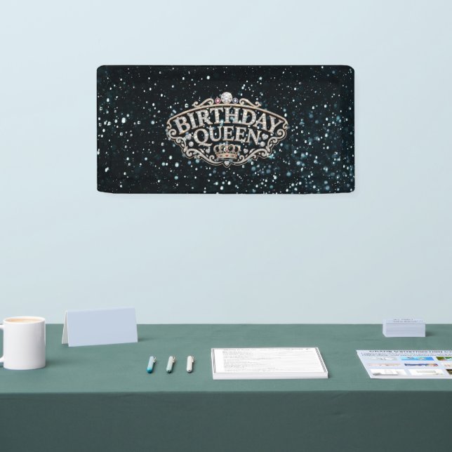 Geburtstagskönigin Banner (Messe)