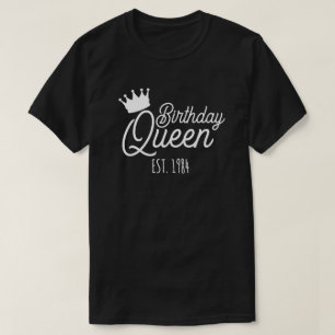 Geburtstagskönigin Est 1984 40. für Frauen und Män T-Shirt