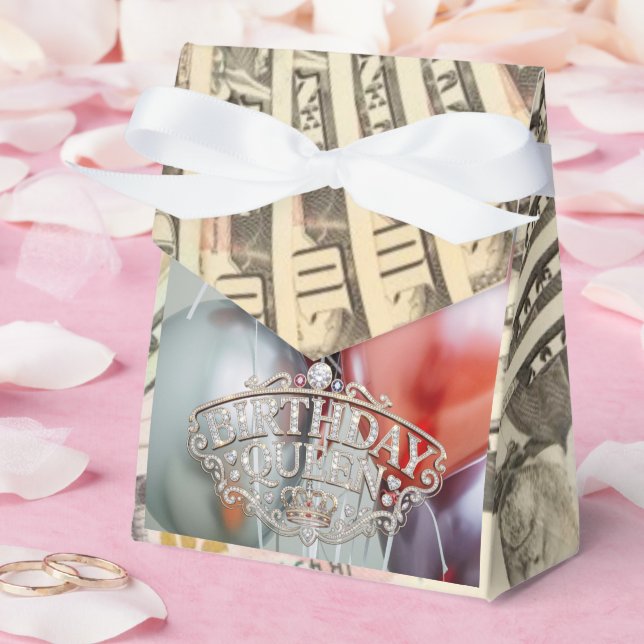 Geburtstagskönigin Geld Geschenkbox Geschenkschachtel (Hochzeit)