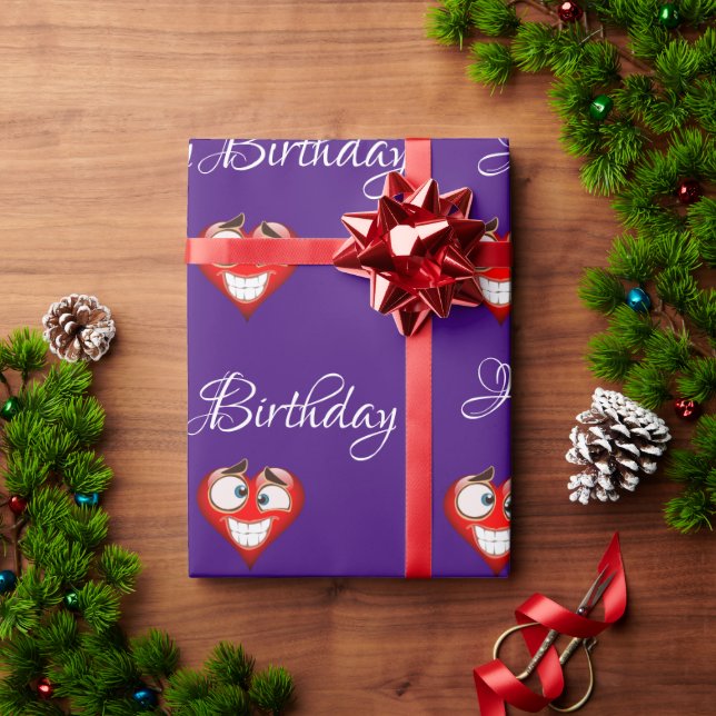 Geburtstagskorb Geschenkpapier (Feiertagsgeschenk)