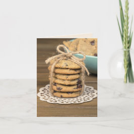 Geburtstagskorken Chip Cookies Karte