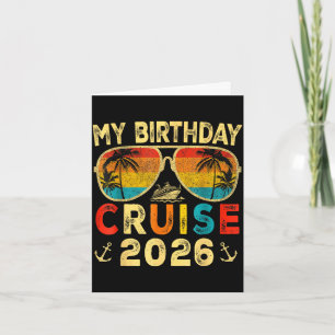 Geburtstagskreuzfahrt 2026 Party-Kreuzfahrt Geburt Karte
