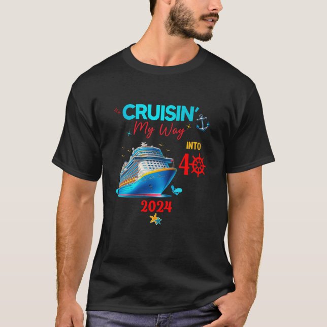 Geburtstagskreuzgruppe Matching 2024 T Shirt (Vorderseite)