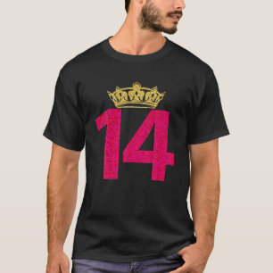 Geburtstagskrone für Mädchen Prinzessin 14 Jahre a T-Shirt
