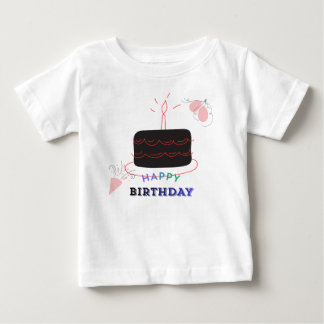 Geburtstagskuchen Gedruckt Baby T-shirt