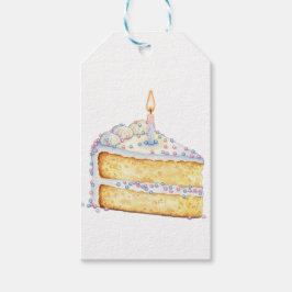 Geburtstagskuchen-Geschenk-Tag Geschenkanhänger