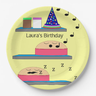 Geburtstagskuchen Gewartet Mattiert Pappteller