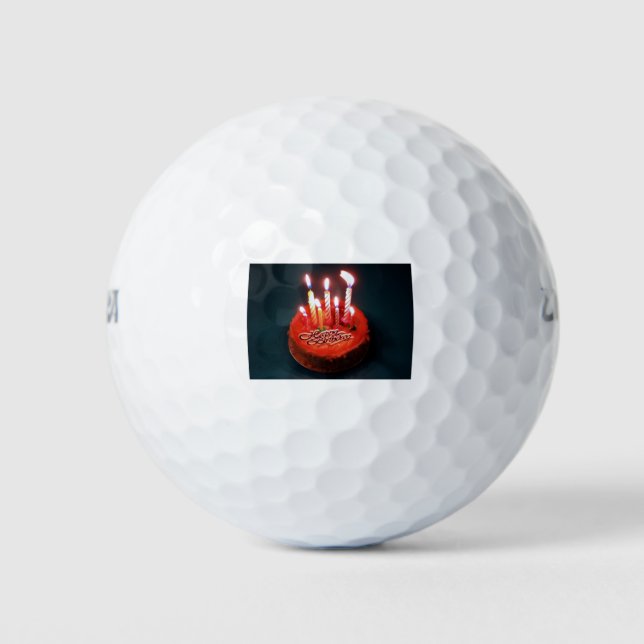 Geburtstagskuchen Golfball (Vorderseite)