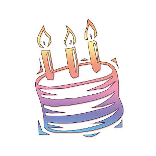 Geburtstagskuchen Minimalist T-Shirt   Süße Kuchen