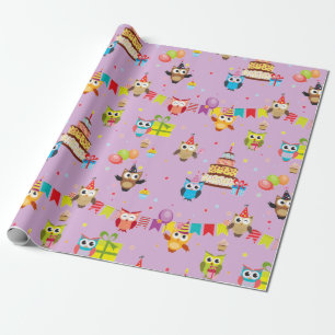 Geburtstagskuchen niedlich geschenkpapier