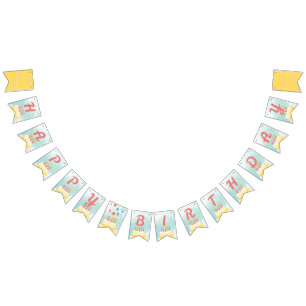Geburtstagskuchen - Party Bunting Flags Banner