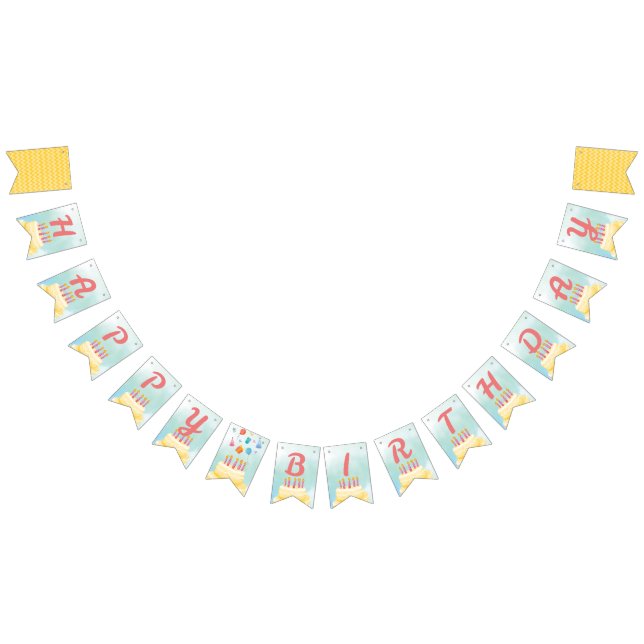 Geburtstagskuchen - Party Bunting Flags Banner (Alle)
