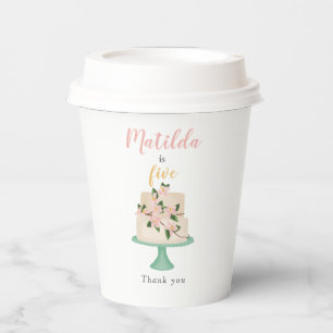 Geburtstagskuchen-Party Pappbecher