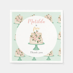 Geburtstagskuchen-Party Serviette