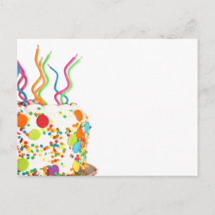 Geburtstagskuchen Postkarte