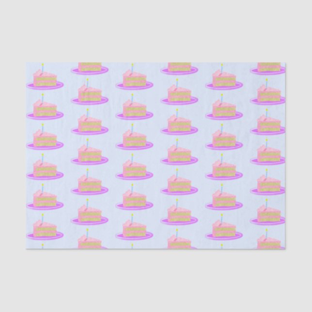 Geburtstagskuchen Seidenpapier (Vorderseite)
